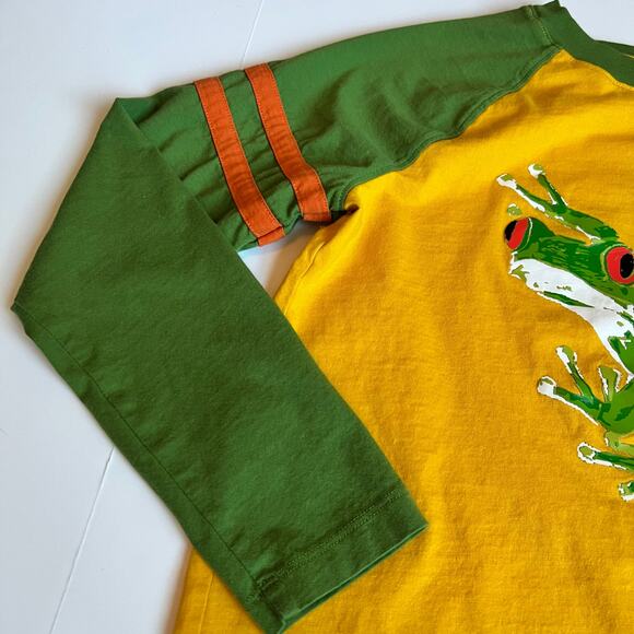 Lands End Frog Raglan Tee - Picture 5 of 8